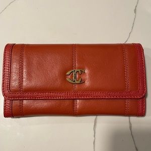 Women’s Just Cavalli rectangular leather wallet. New without tags.